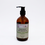 AROMATHERAPY Body Massage Oil MUSCLE SOOTHING With PEPPERMINT